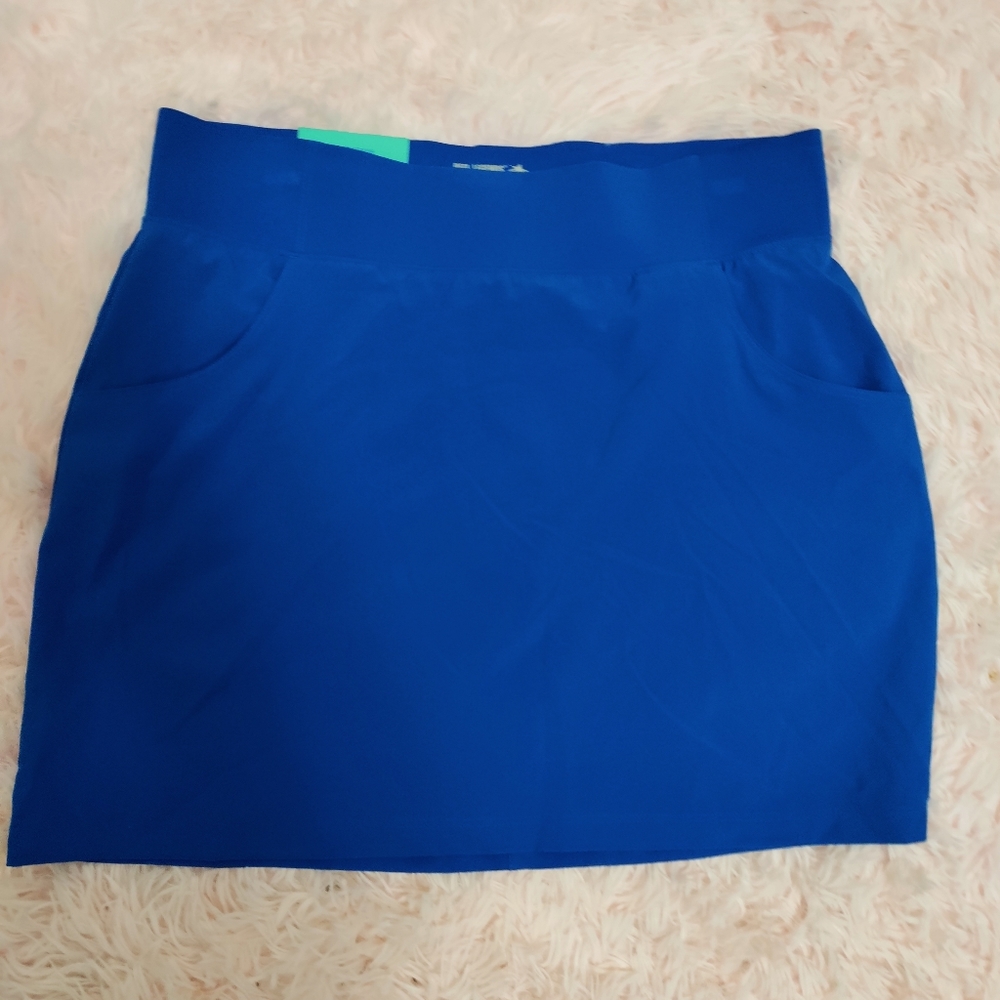 ✨️NWT!REEL LEGENDS Quick Dry Bright blue skirt w/undershorts & pockets. Sz.PS